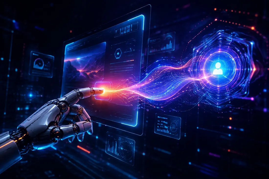 Representação futurista de Landing pages